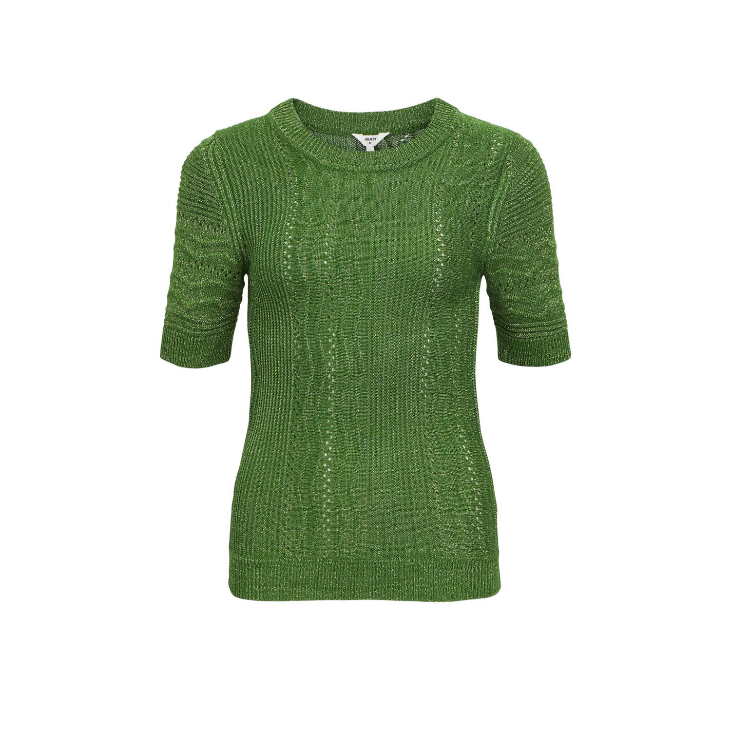 OBJECT top glitter OBJFRIELLA groen