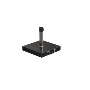 Cosmo parasolvoet 30 kilo graniet black polished