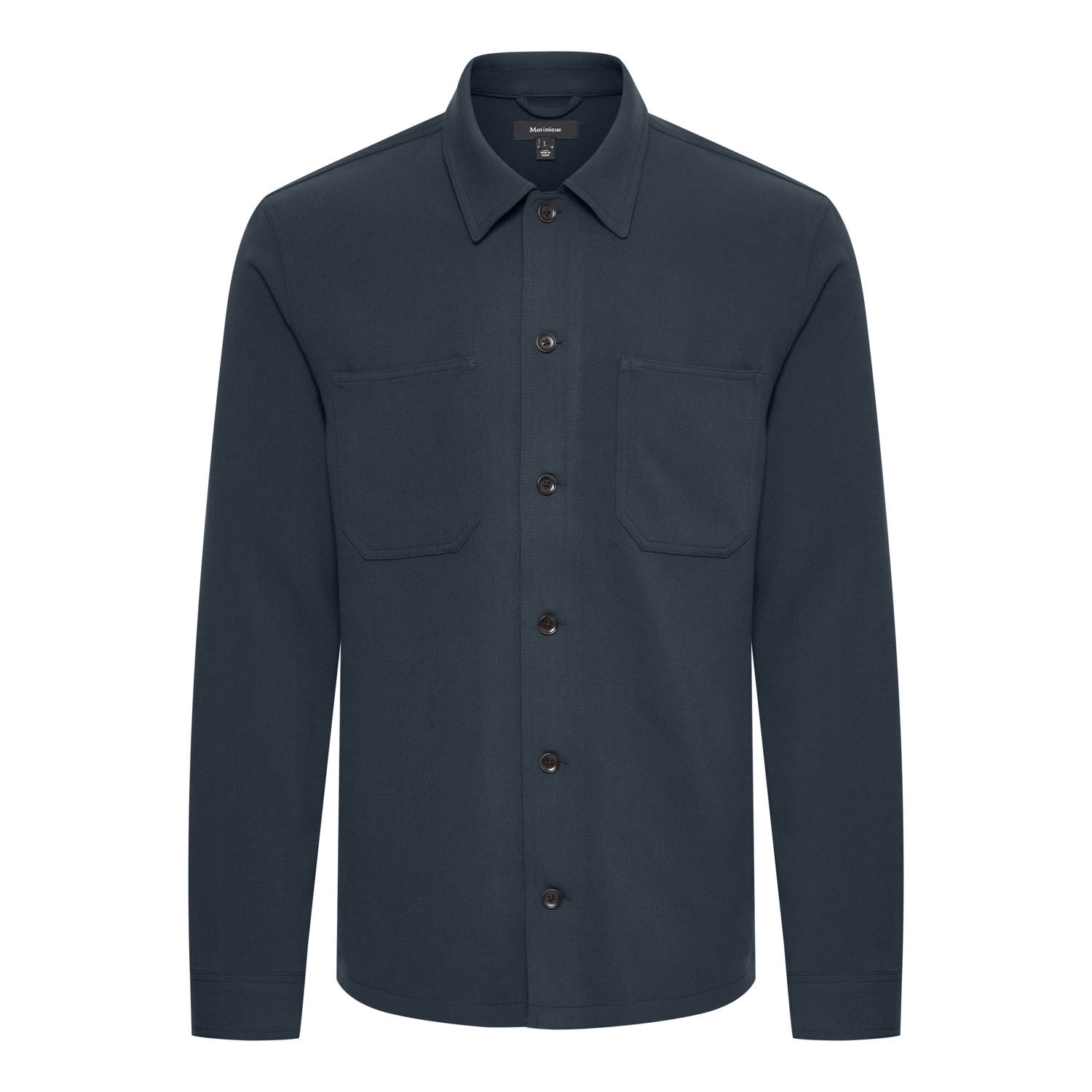 Matinique regular fit overshirt MApelton N dark navy