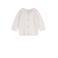 Petite Maison vest wit grof gebreid