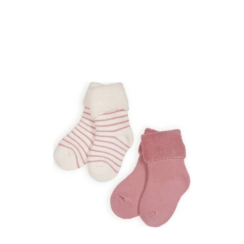 Petite Maison sokken Rocks - set van 2 roze/offwhite afbeelding