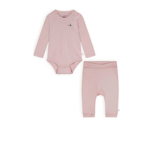 Petite Maison romper + babybroek Stormy roze afbeelding