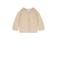 Petite Maison vest beige grof gebreid
