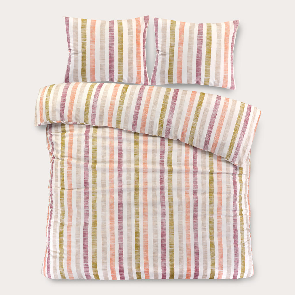 W katoen-polyester dekbedovertrek lits-jumeaux (240x220 cm)
