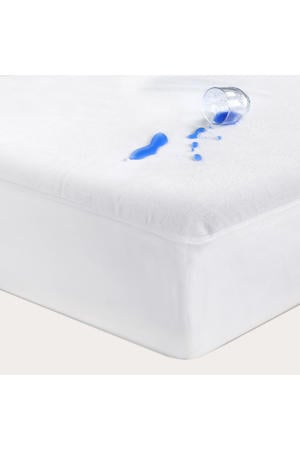 katoenen molton pu waterafstotend hoeslaken wit (150x70 cm)