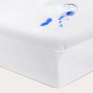 katoenen molton pu waterafstotend hoeslaken wit (150x70 cm)