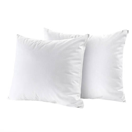 NOUS Living kussensloop molton pu waterafstotend wit (60x70 cm) (set van 2) afbeelding