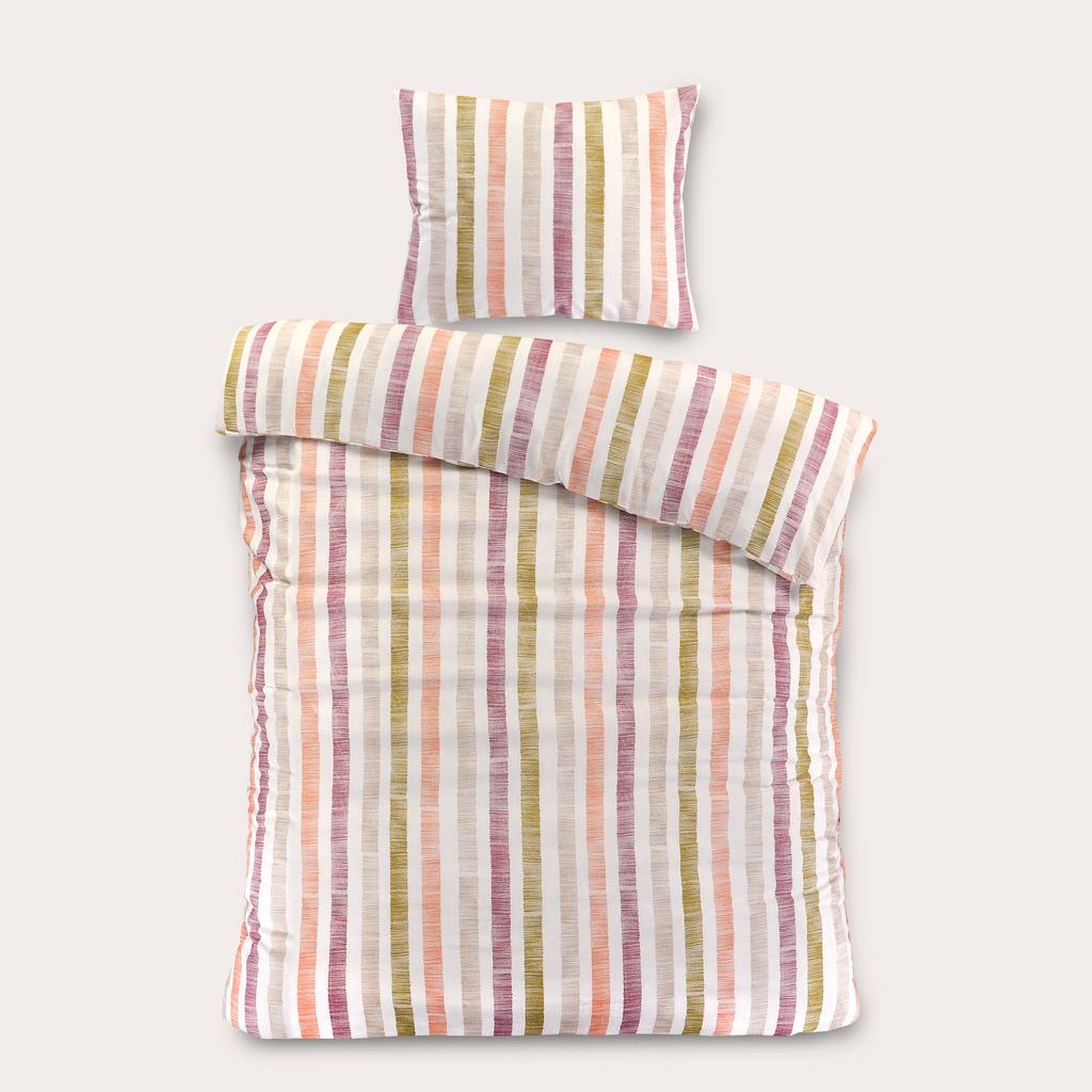 W katoen-polyester dekbedovertrek 1-persoons (140x220 cm)