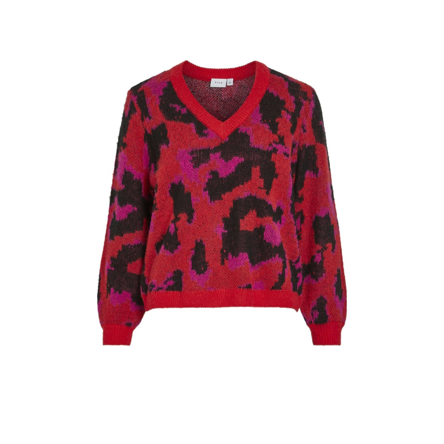 VILA gebreide trui rood