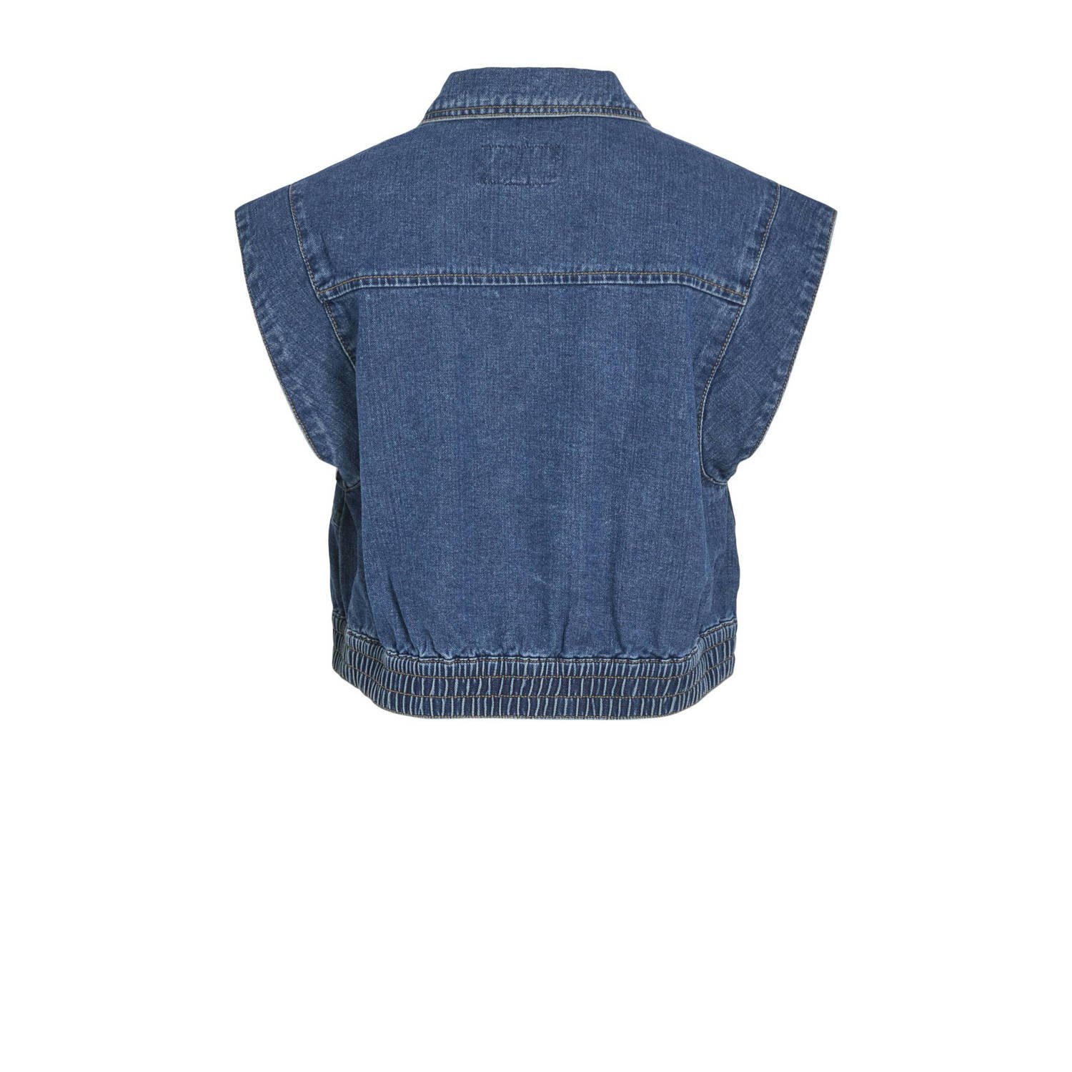 VILA gilet VICA medium blue denim