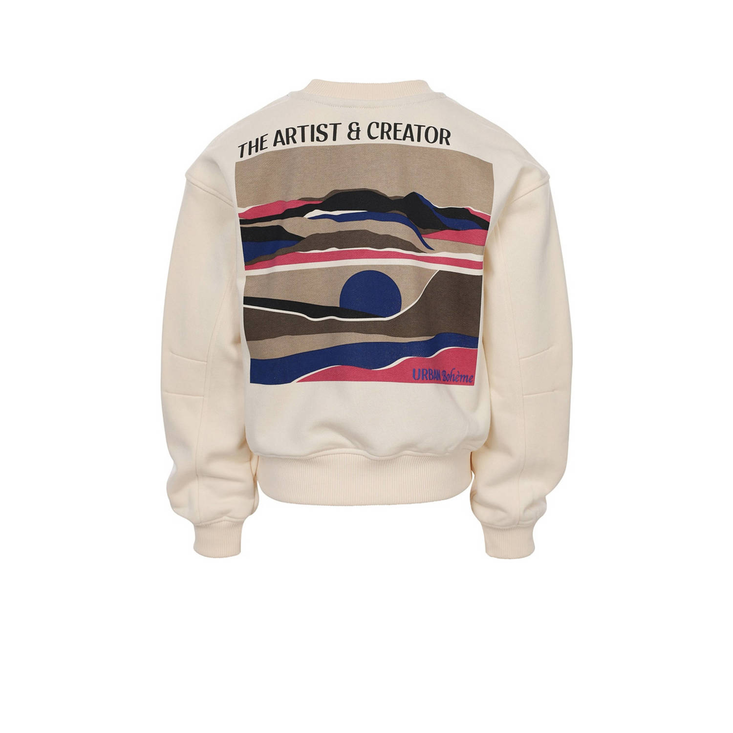 LOOXS 10sixteen sweater met backprint ecru