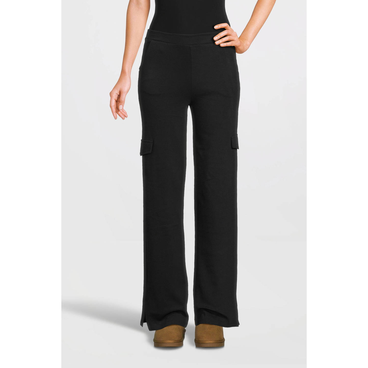 LOOXS 10sixteen loose fit cargobroek antraciet