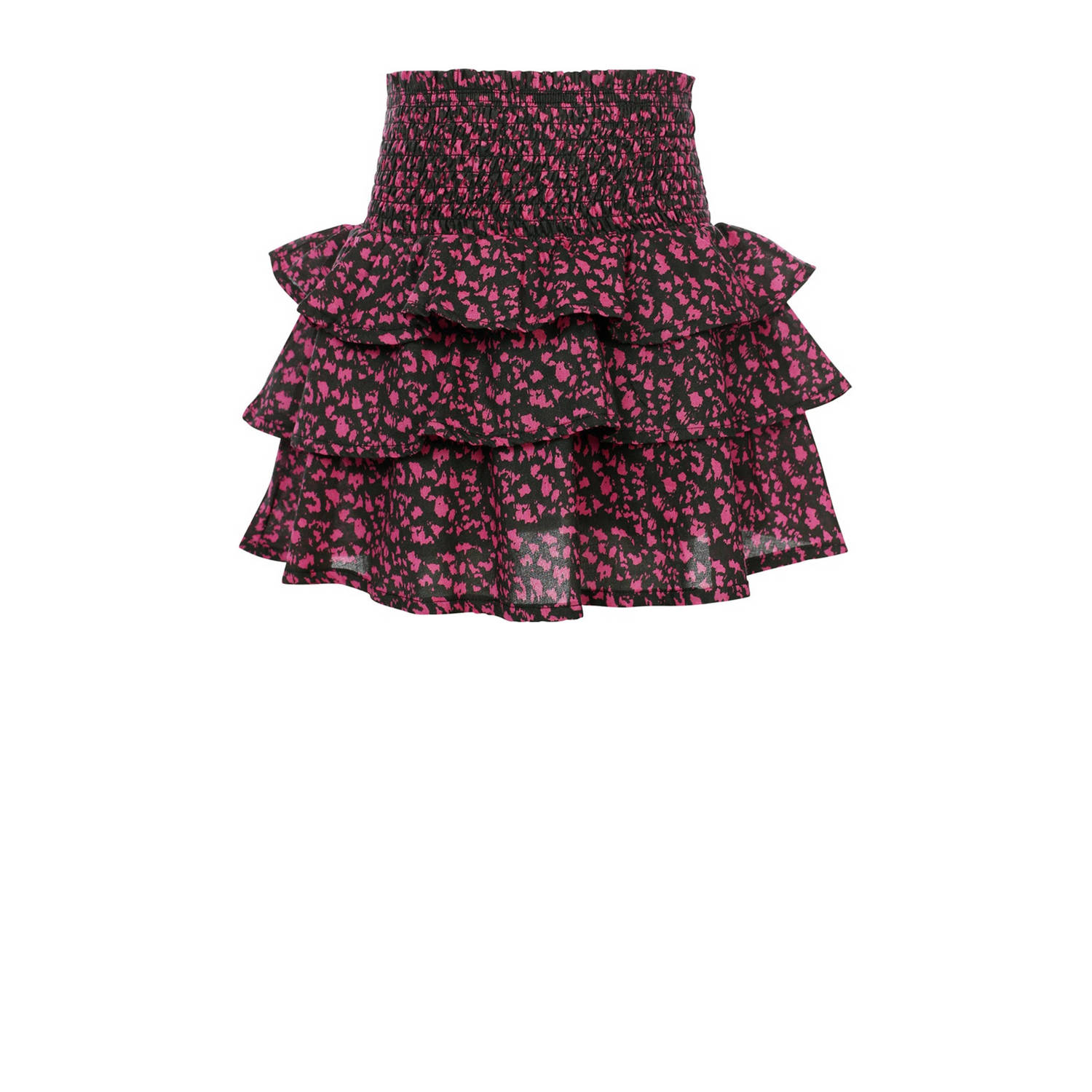 LOOXS 10sixteen strokenrok roze Meisjes Viscose All over print 128