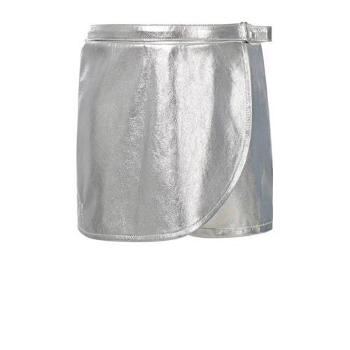 LOOXS 10sixteen imitatieleren wikkelrok zilver afbeelding