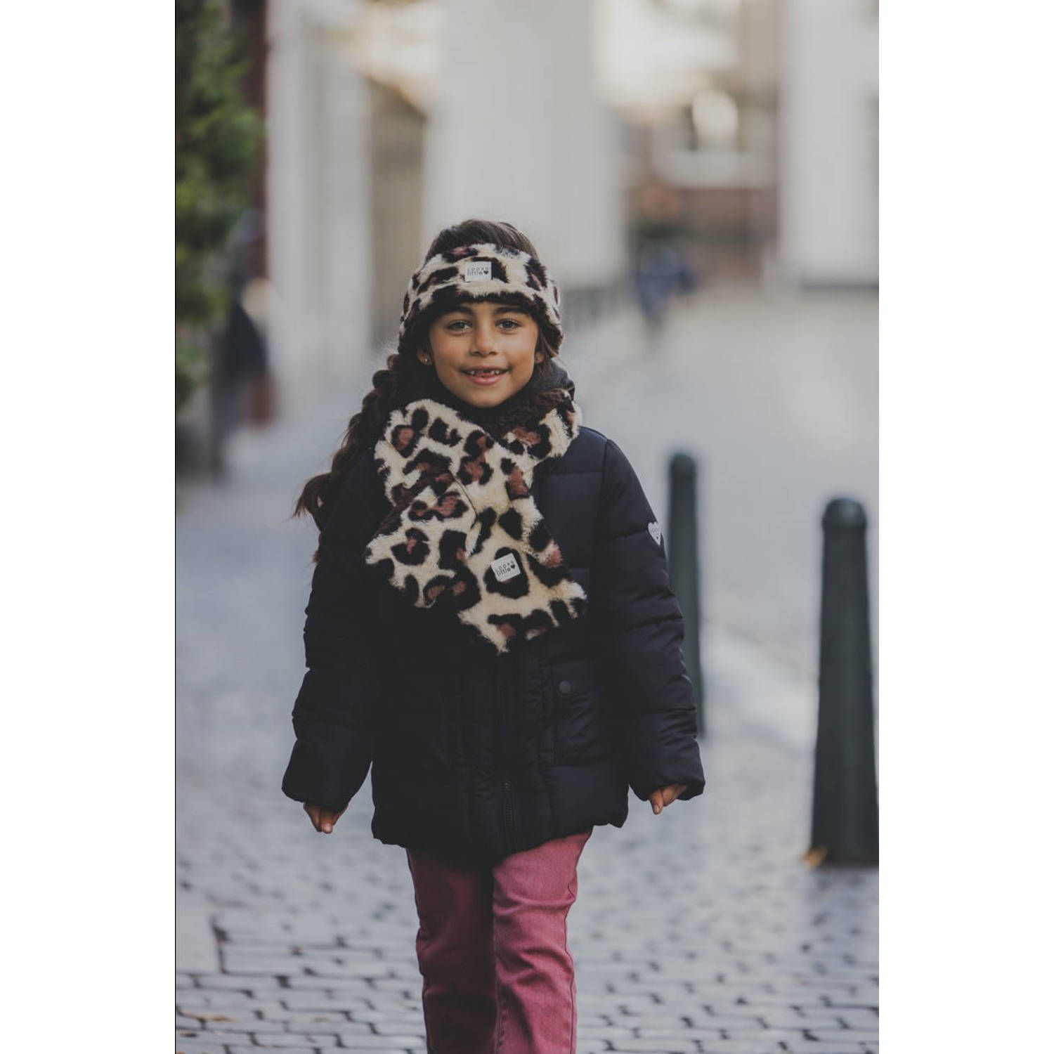 LOOXS little winterjas zwart