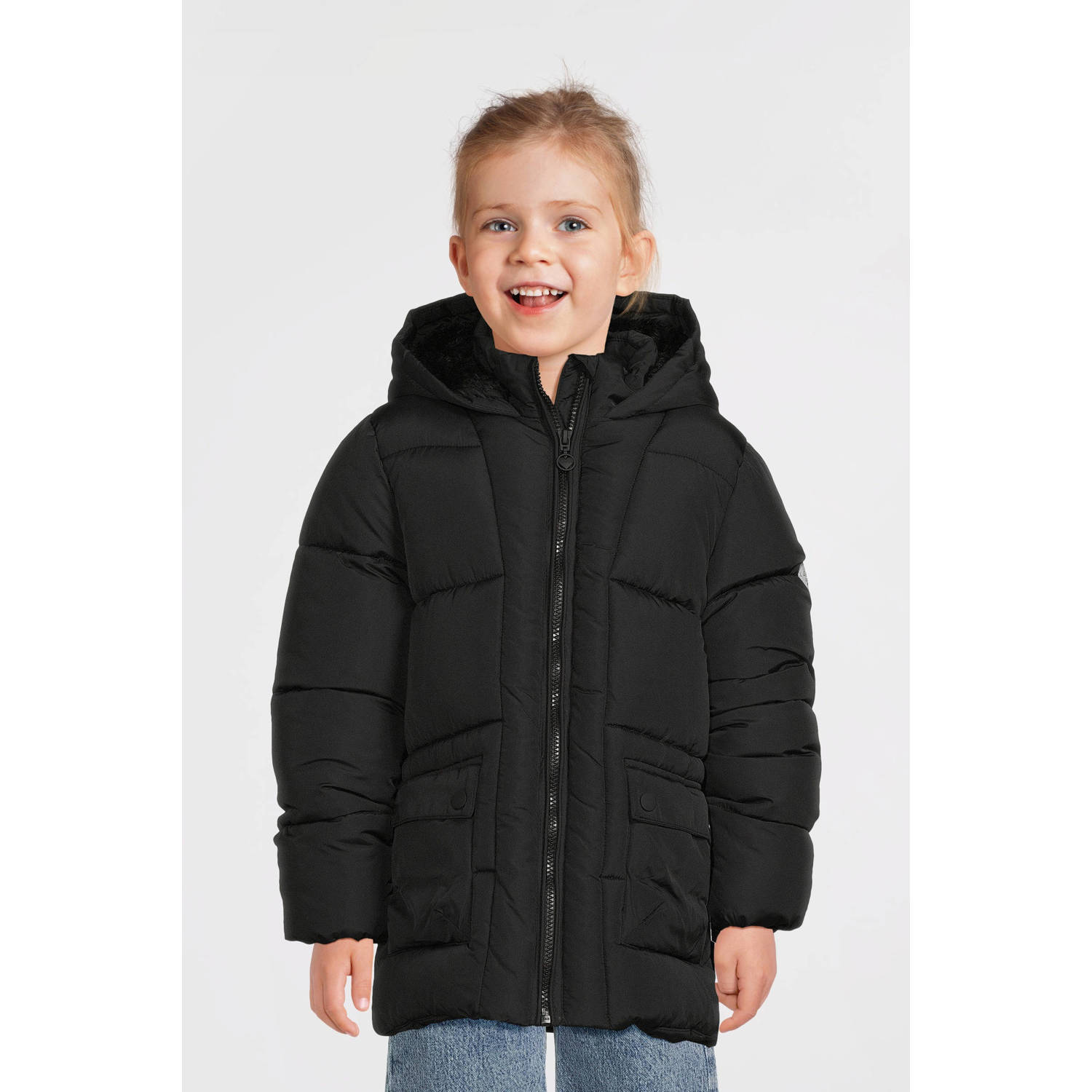LOOXS little winterjas zwart