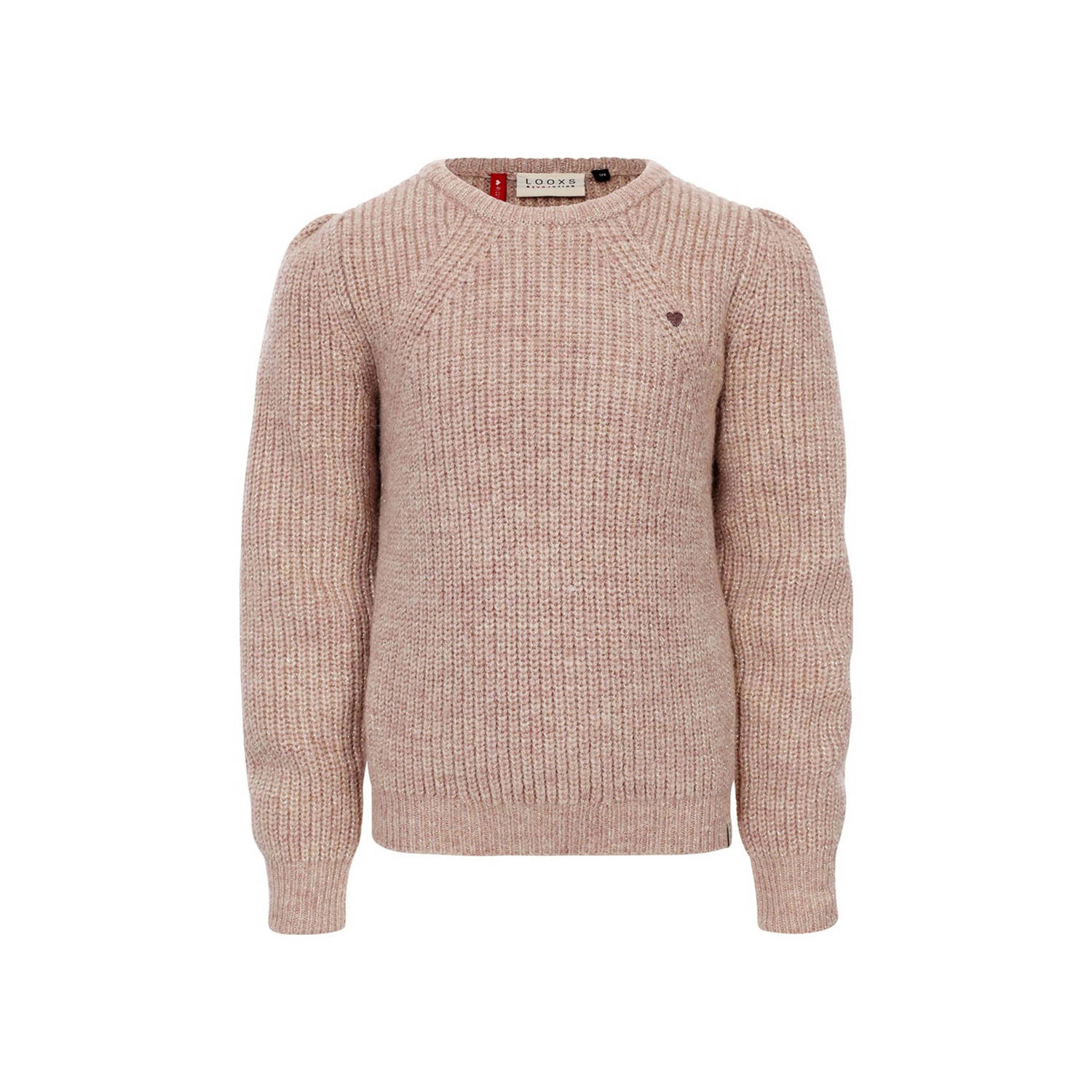 LOOXS little gebreide trui beige