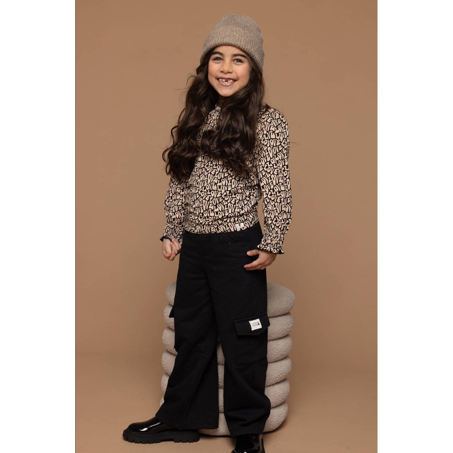 LOOXS Little Meisjes Broeken 2432-7619 Zwart