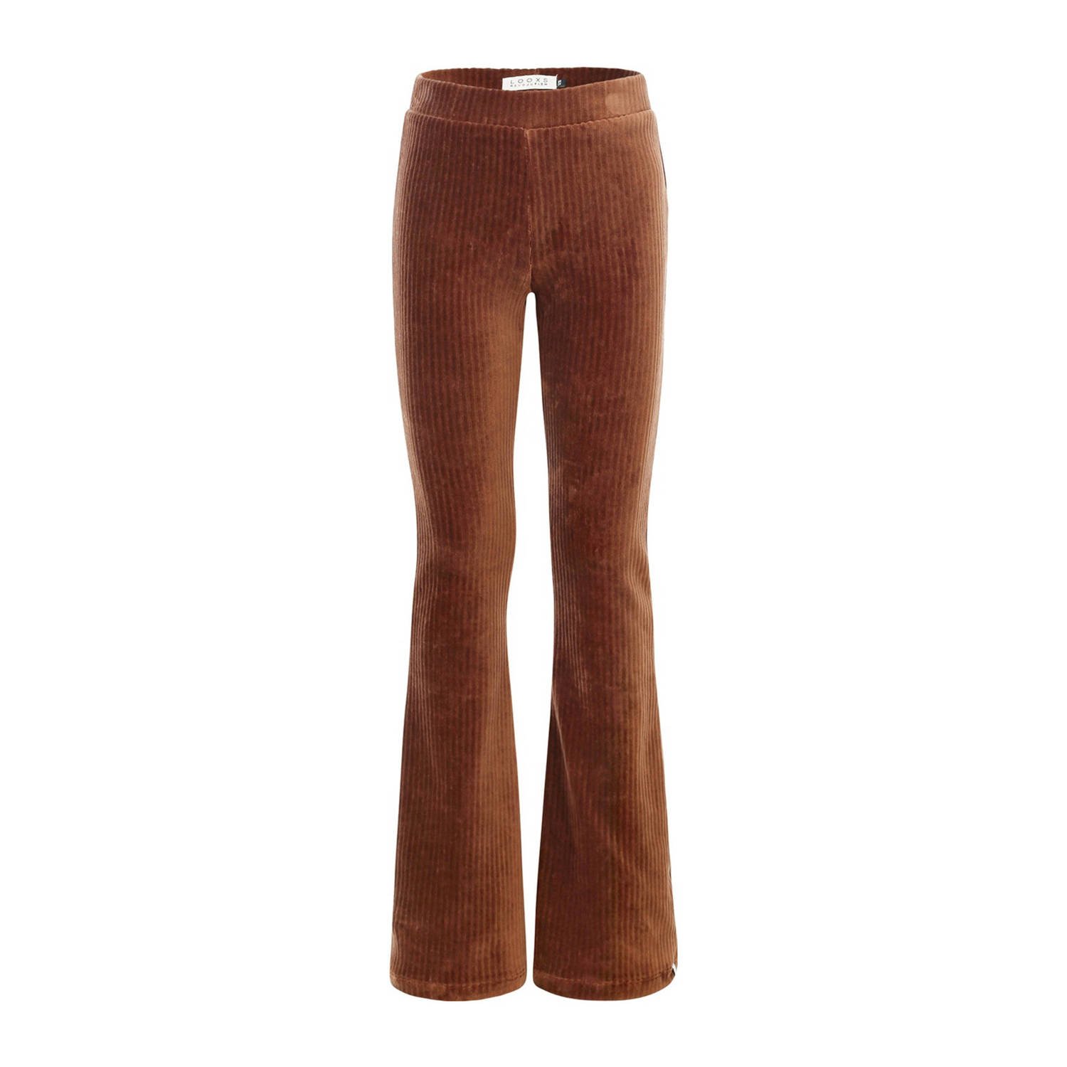 LOOXS little broek bruin Meisjes Katoen Effen 122