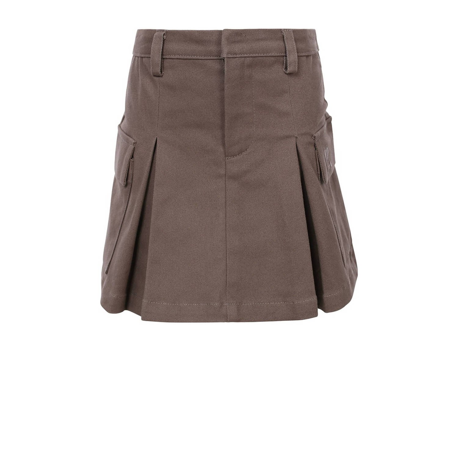 LOOXS 10sixteen cargo rok bruin Meisjes Stretchkatoen Effen 128