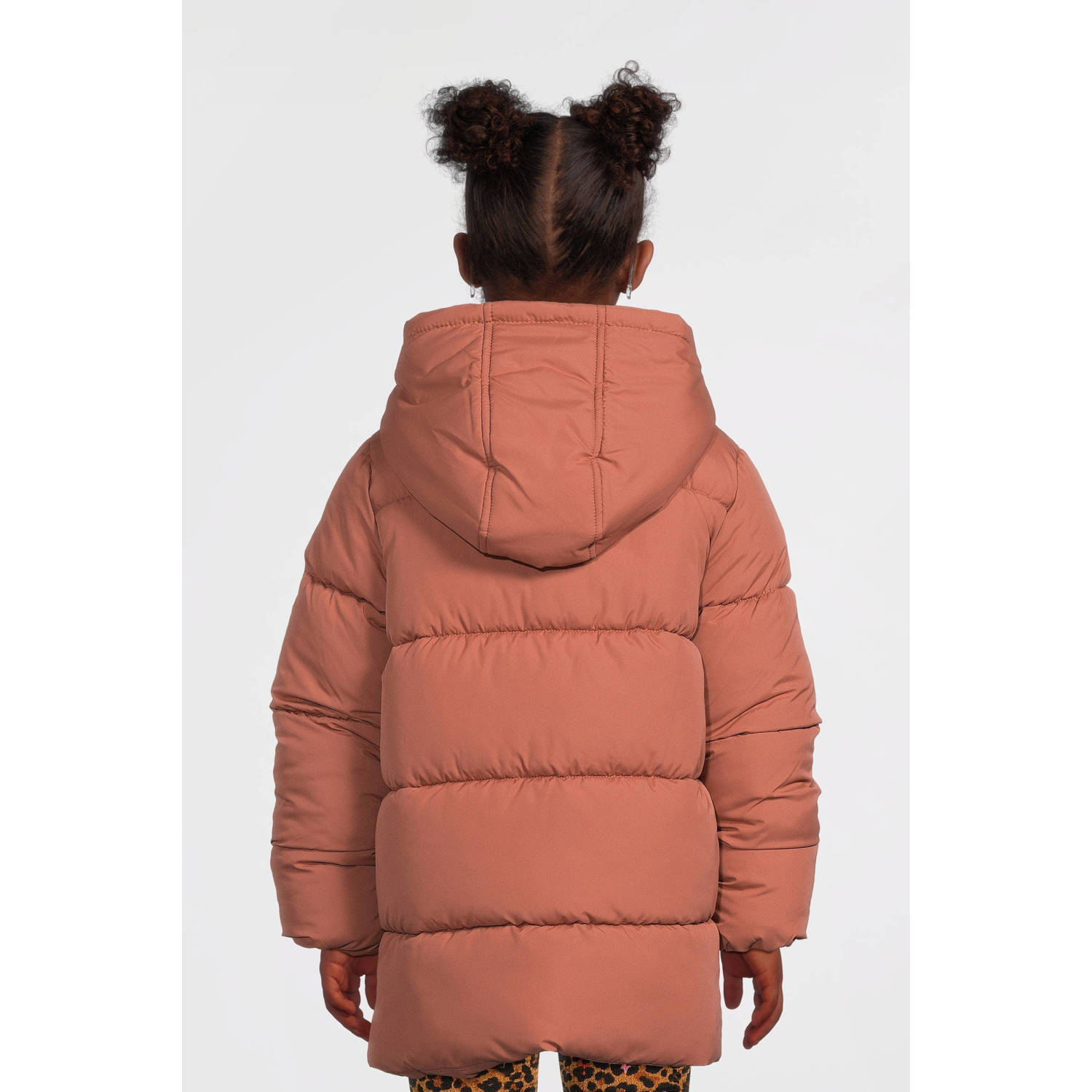 LOOXS little winterjas oranjebruin