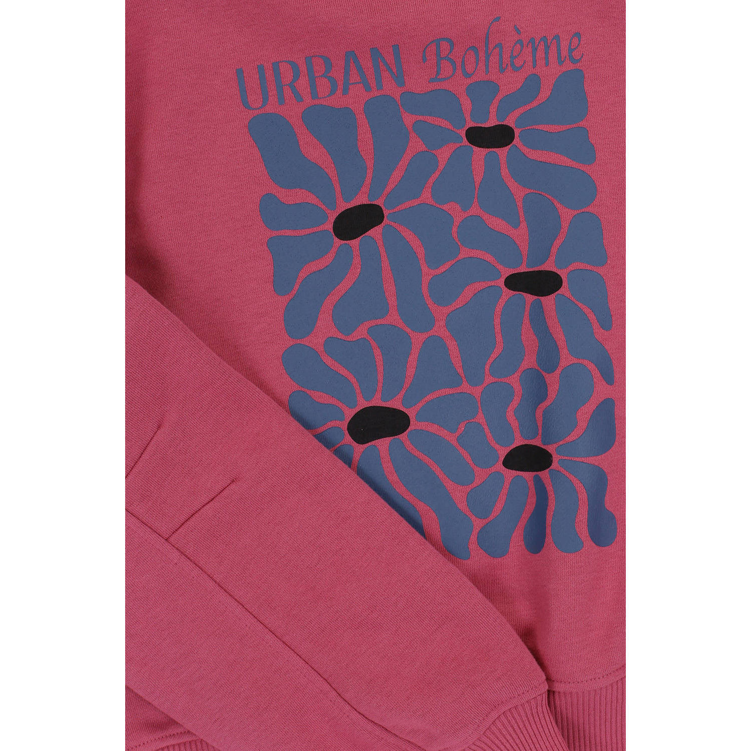 LOOXS 10sixteen sweater met printopdruk roze
