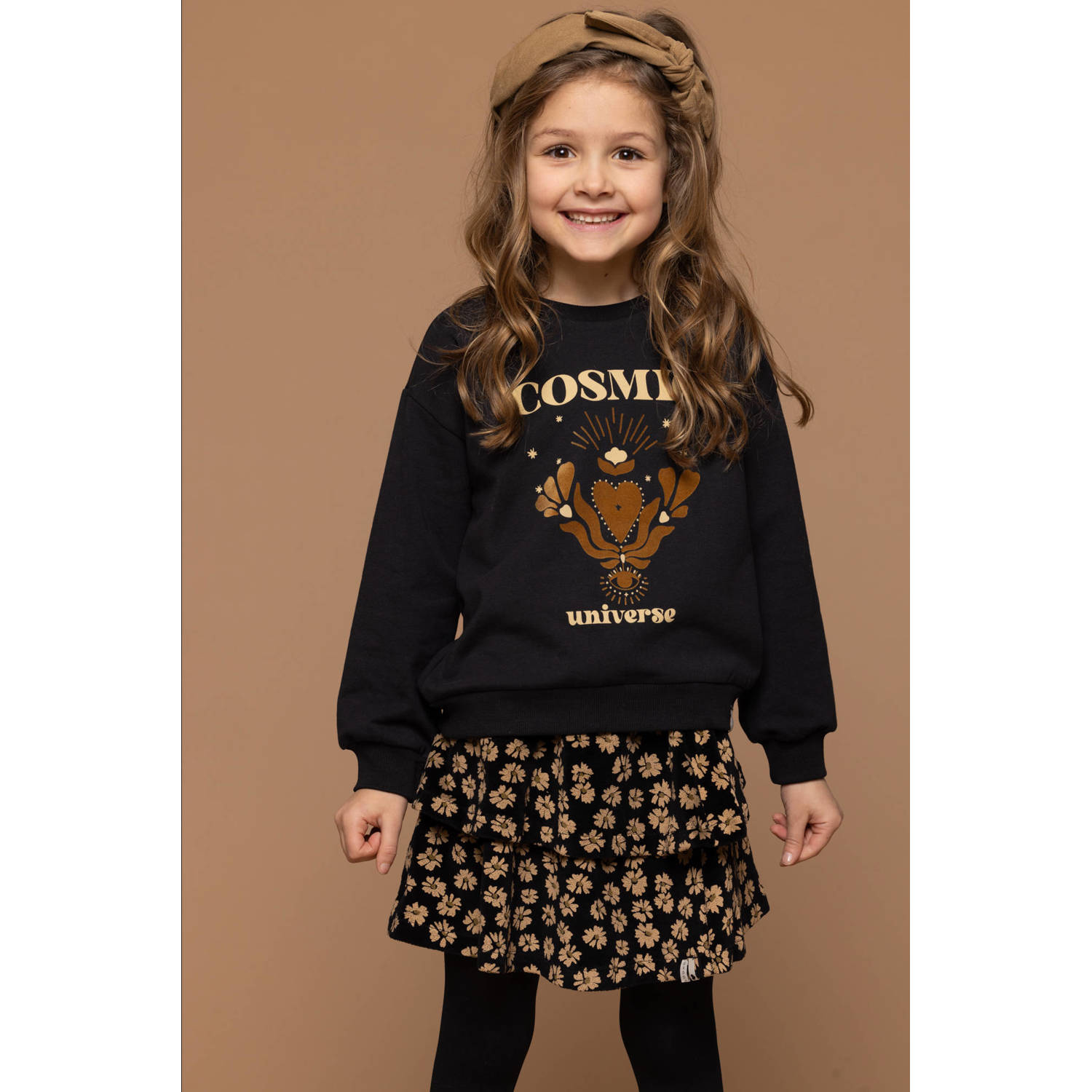 LOOXS Little Meisjes Truien & Vesten 2432-7369 Zwart