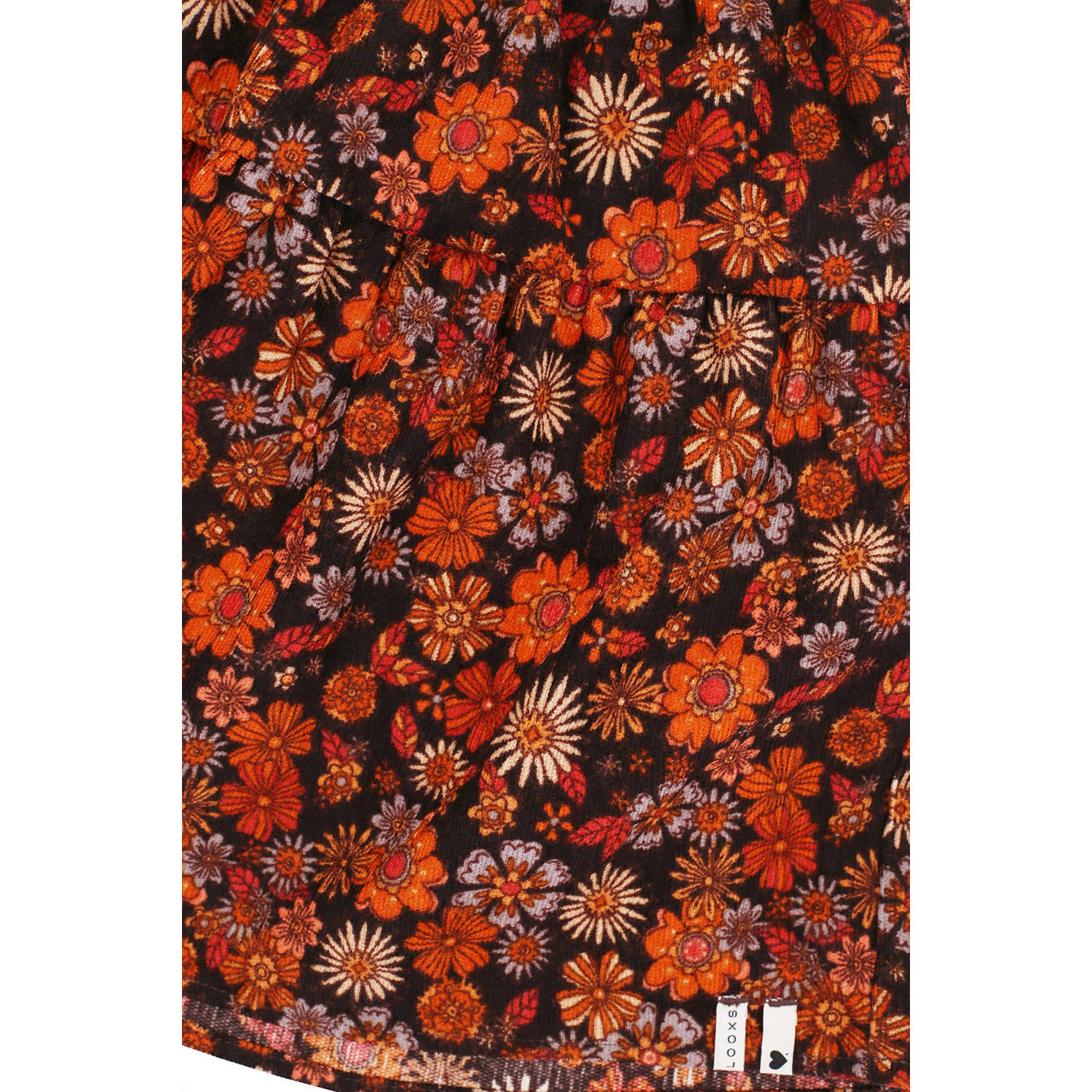 LOOXS little corduroy mini rok oranje