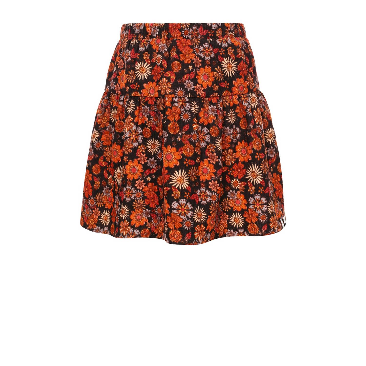 LOOXS little corduroy mini rok oranje