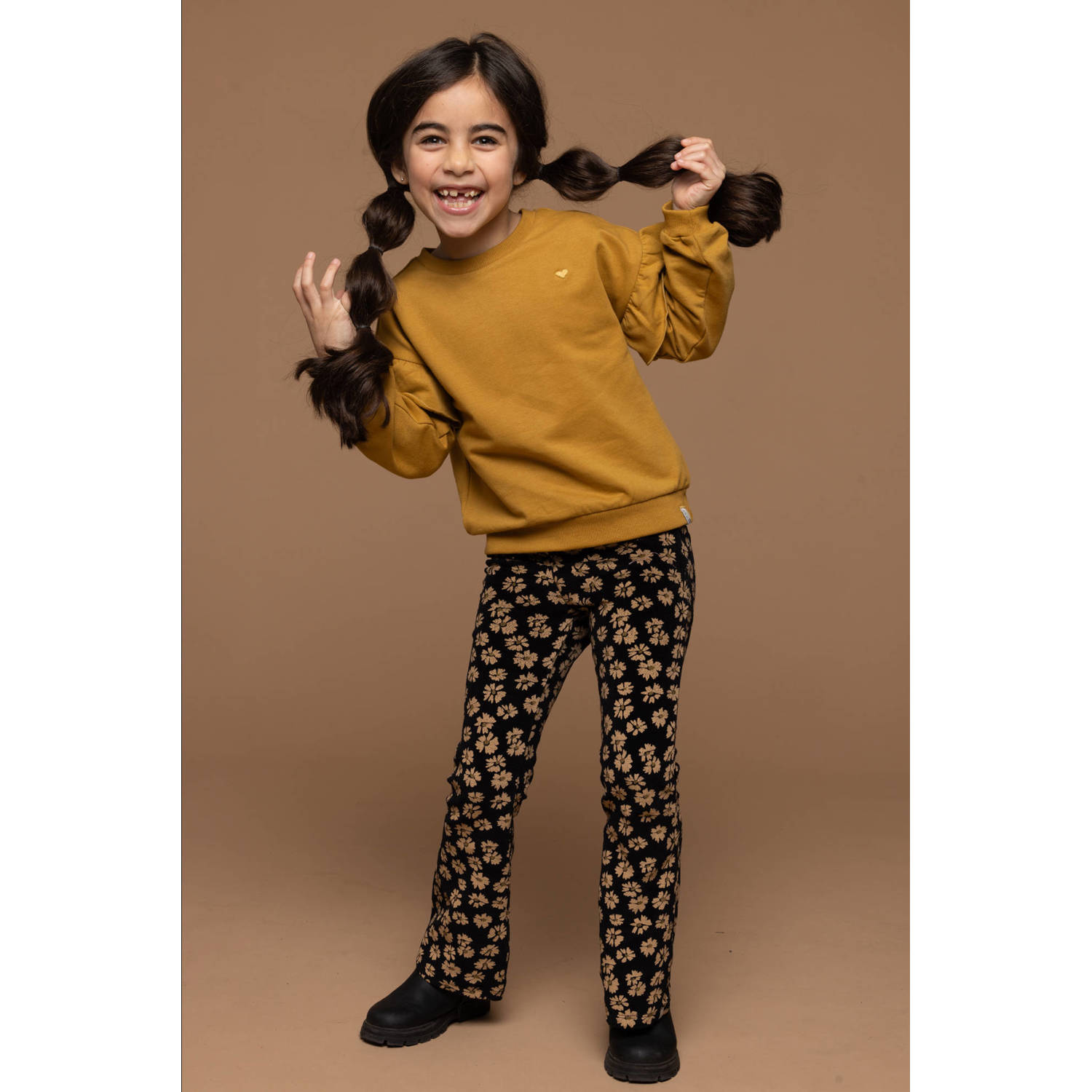 LOOXS Little Meisjes Truien & Vesten 2432-7321 Geel
