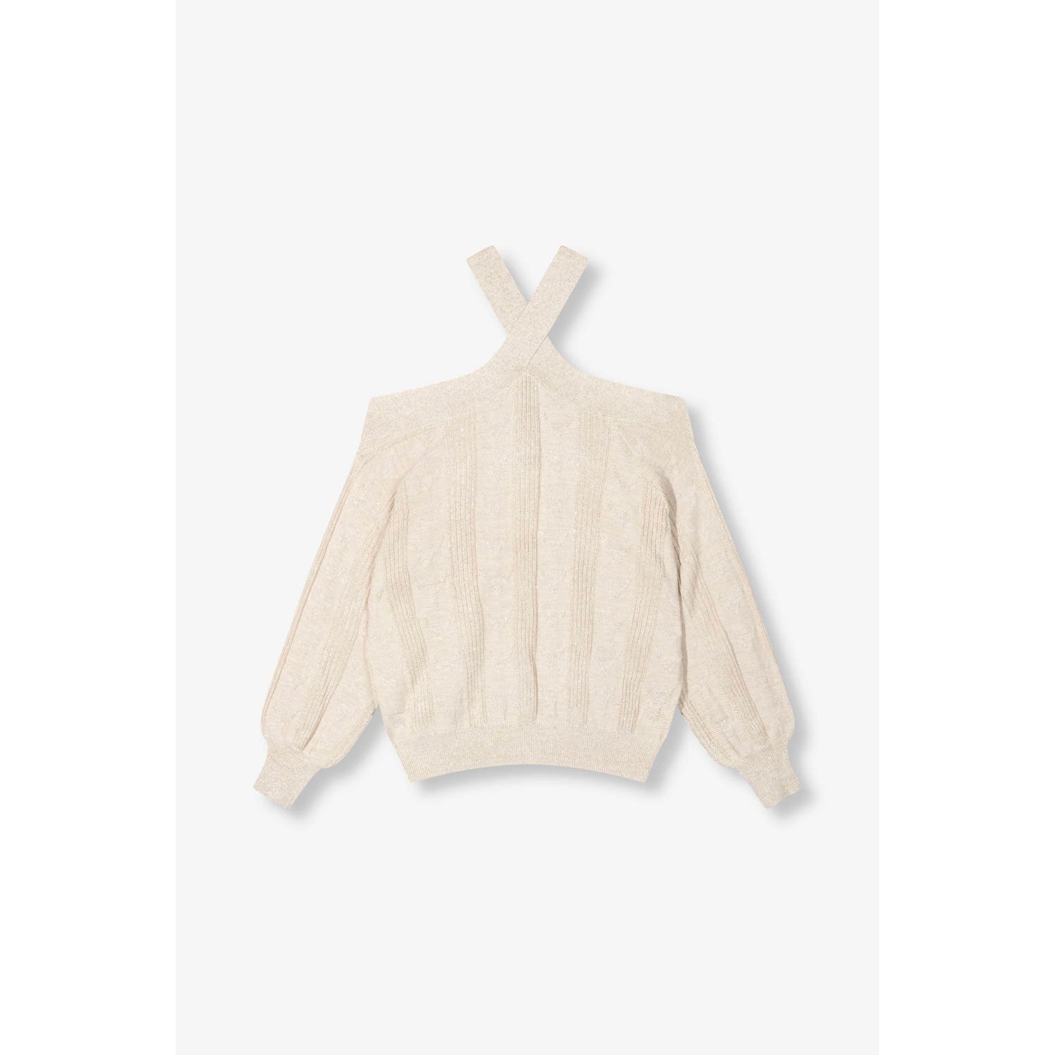 Alix the Label gebreide trui ecru