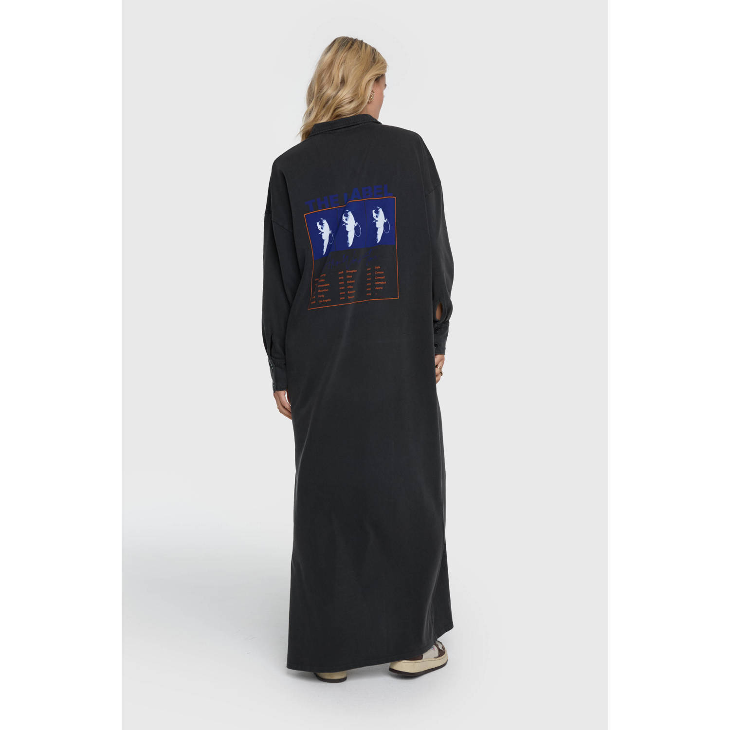 Alix the Label maxi jurk grijs