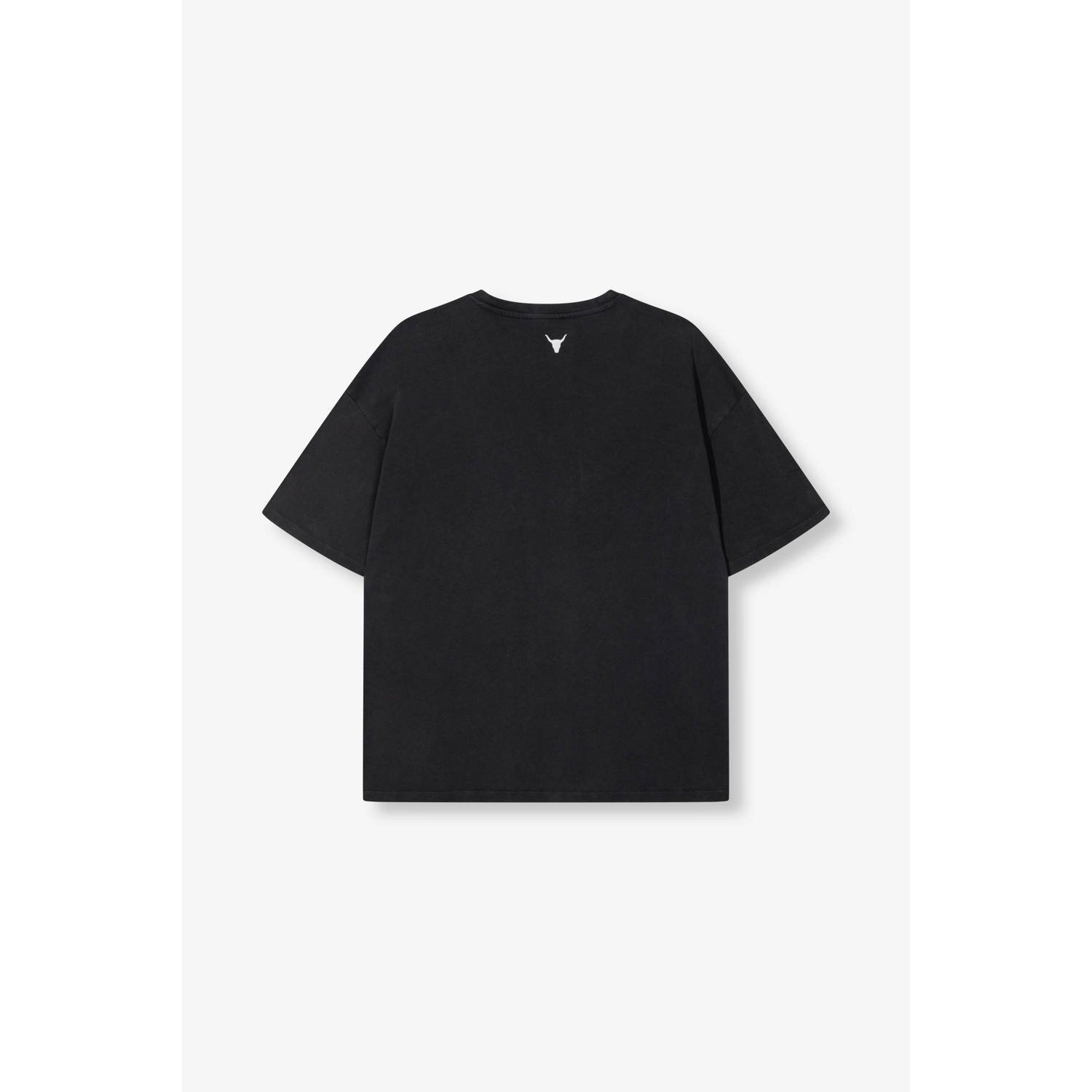 Alix the Label T-shirt met printopdruk grijs