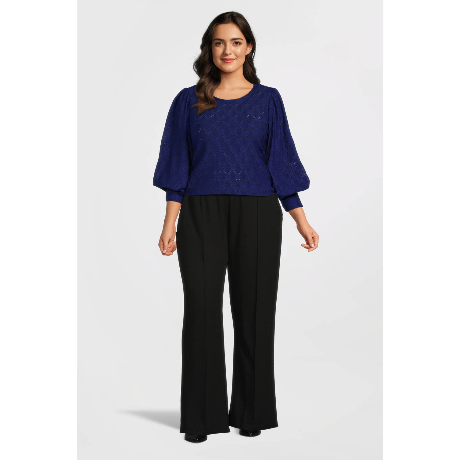 Kaffe Curve top KCtina blauw