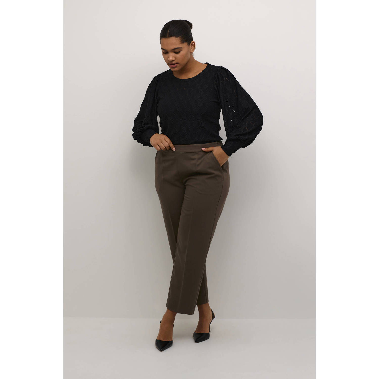 Kaffe Curve top KCtina zwart
