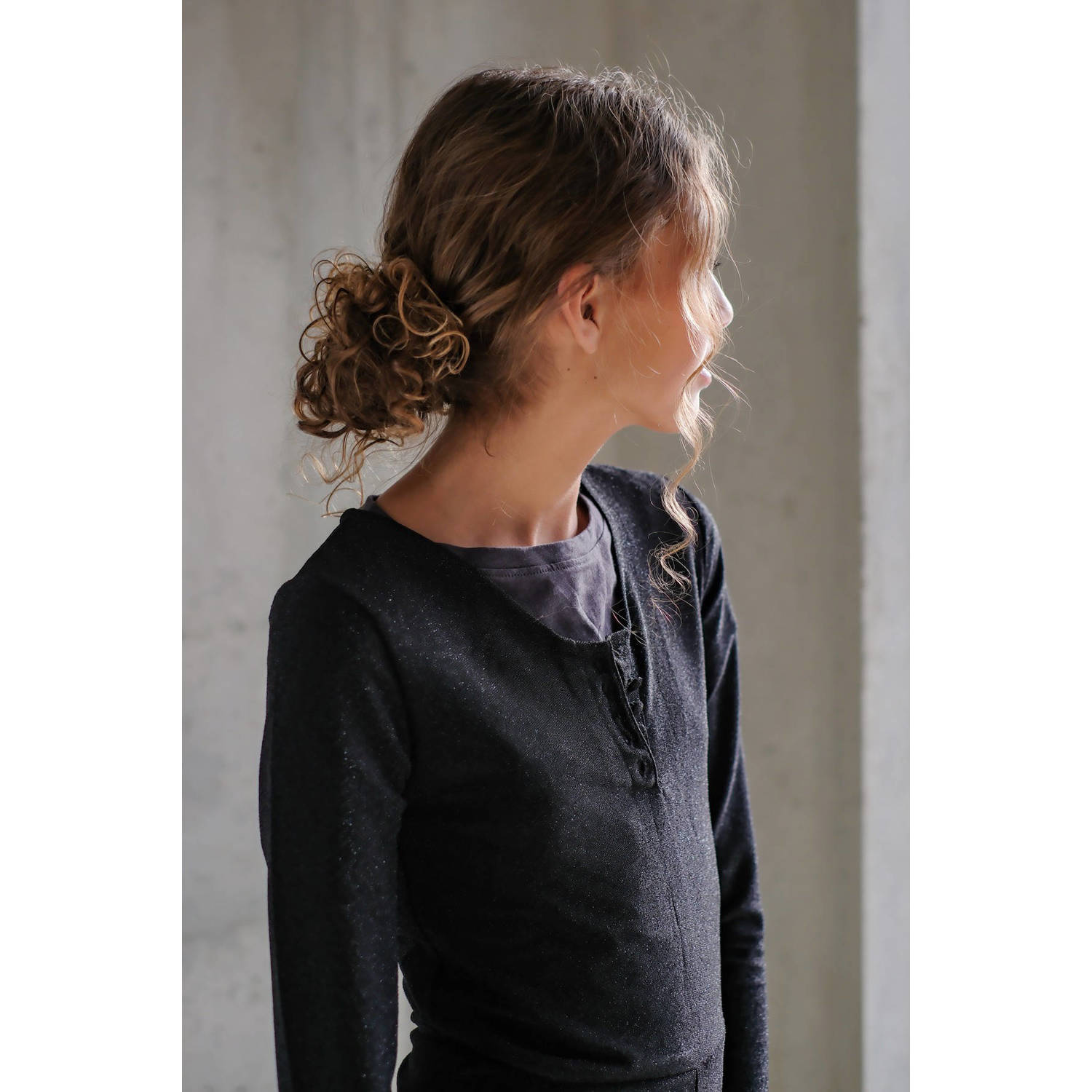 Like Flo Young jumpsuit Britte zwart