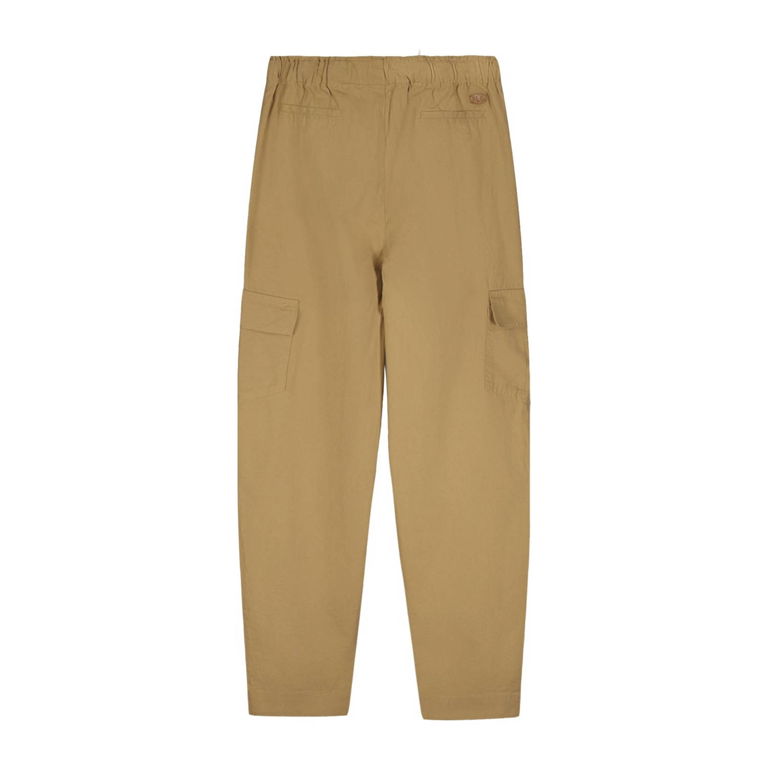Like Flo Young coated tapered fit cargobroek Fien kaki