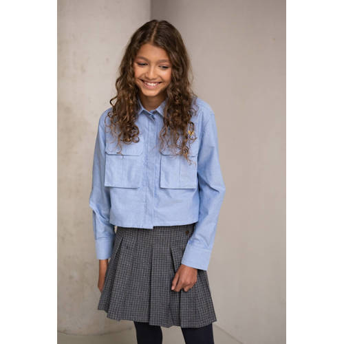 Like Flo Young blouse Cassy lichtblauw afbeelding