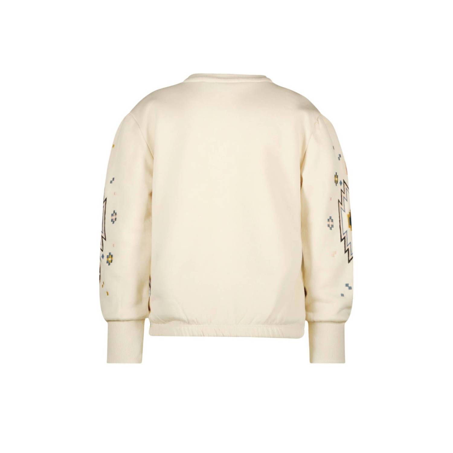Like Flo gebloemde sweater Danee ecru