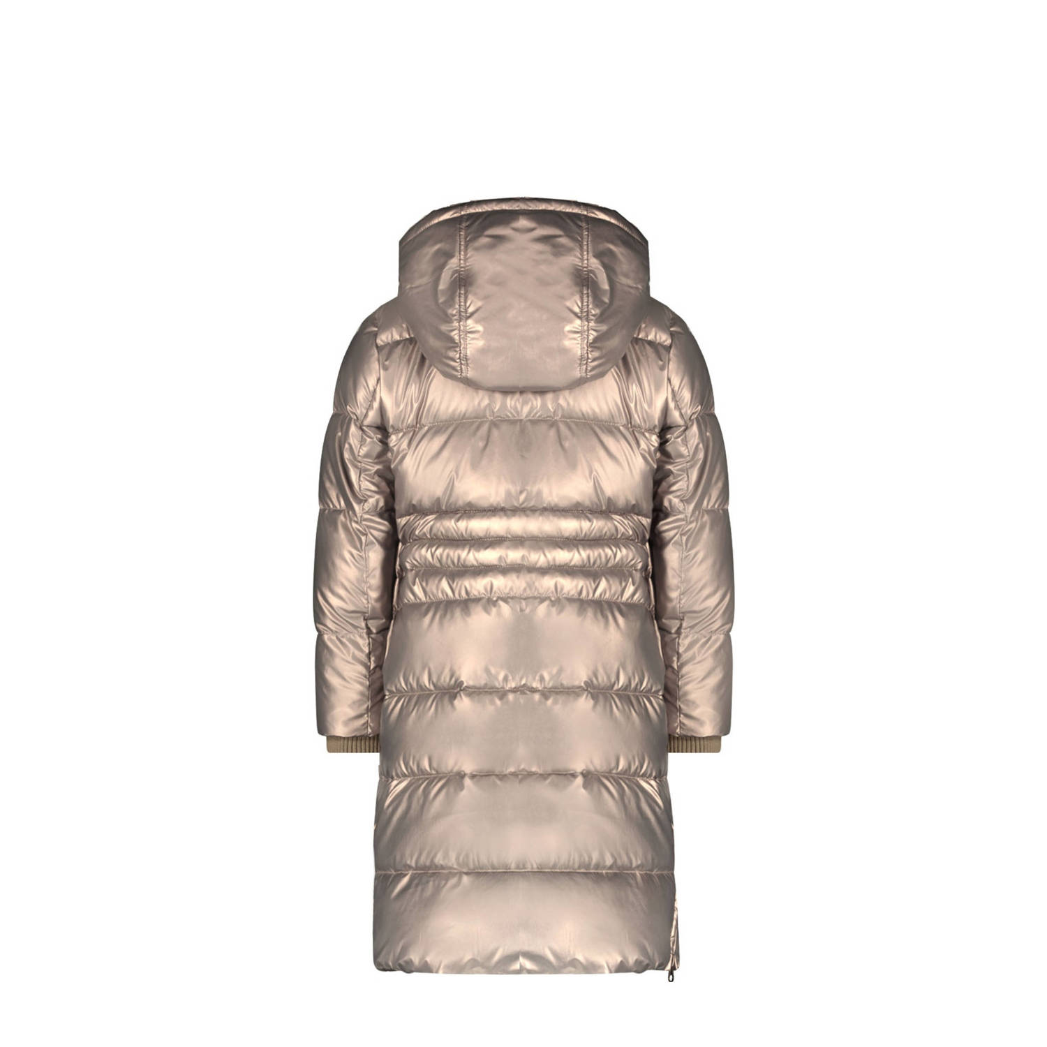 Like Flo gewatteerde winterjas Abby champagne metallic