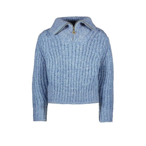 Like Flo gebreide trui blauw afbeelding