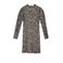 Like Flo Young jurk Monai met all over print antraciet/wit