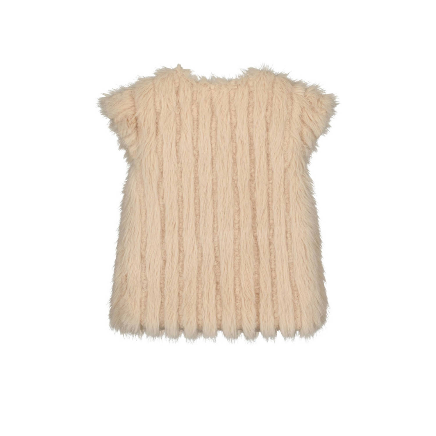 Like Flo imitatiebont gilet Doutze taupe