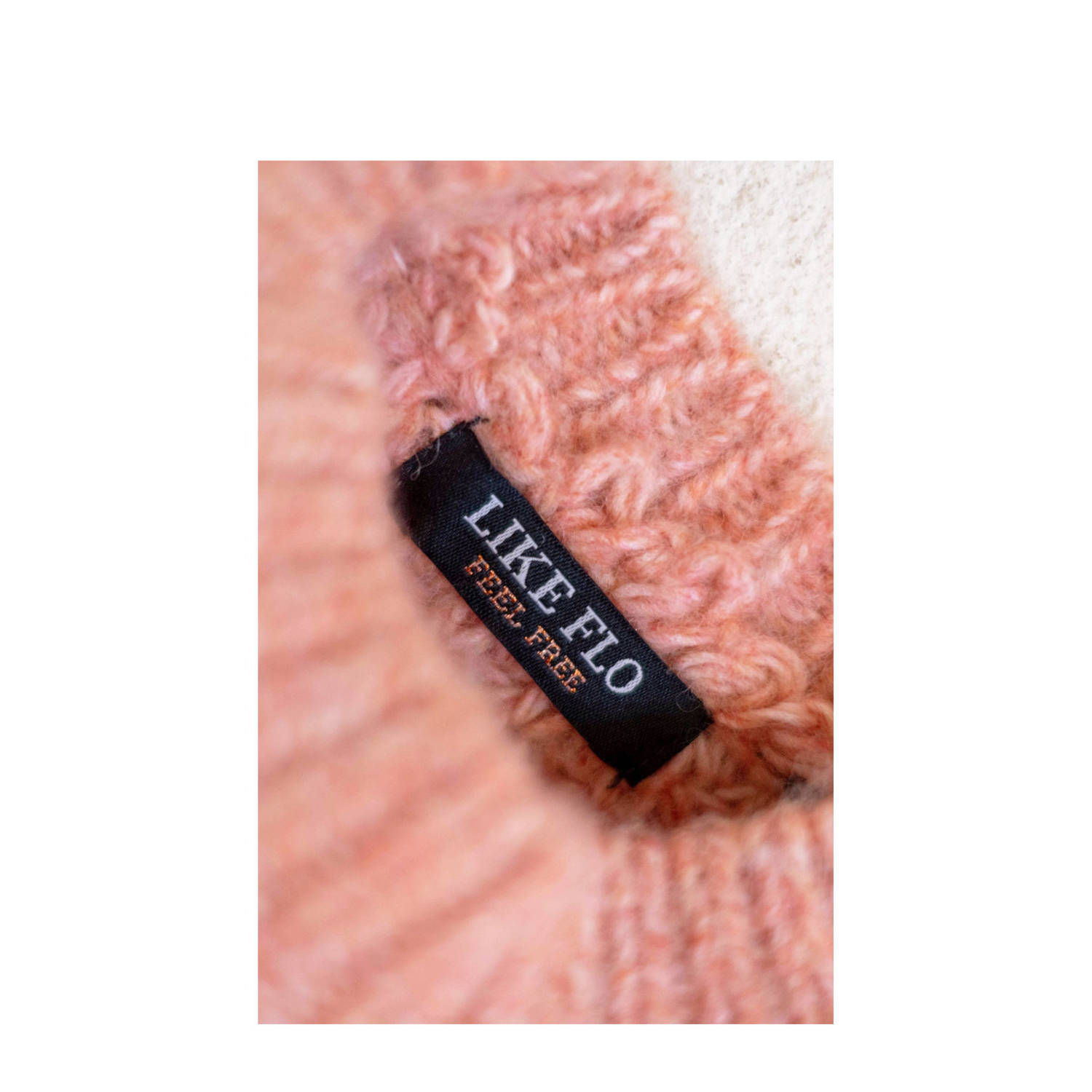 Like Flo gebreide trui roze
