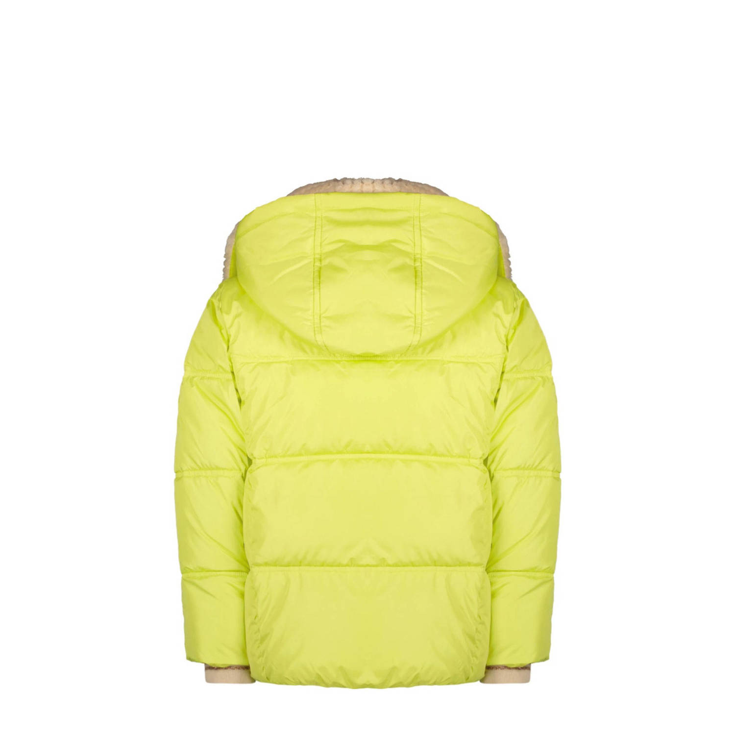 Like Flo quilted gewatteerde winterjas Amaya felgeel beige
