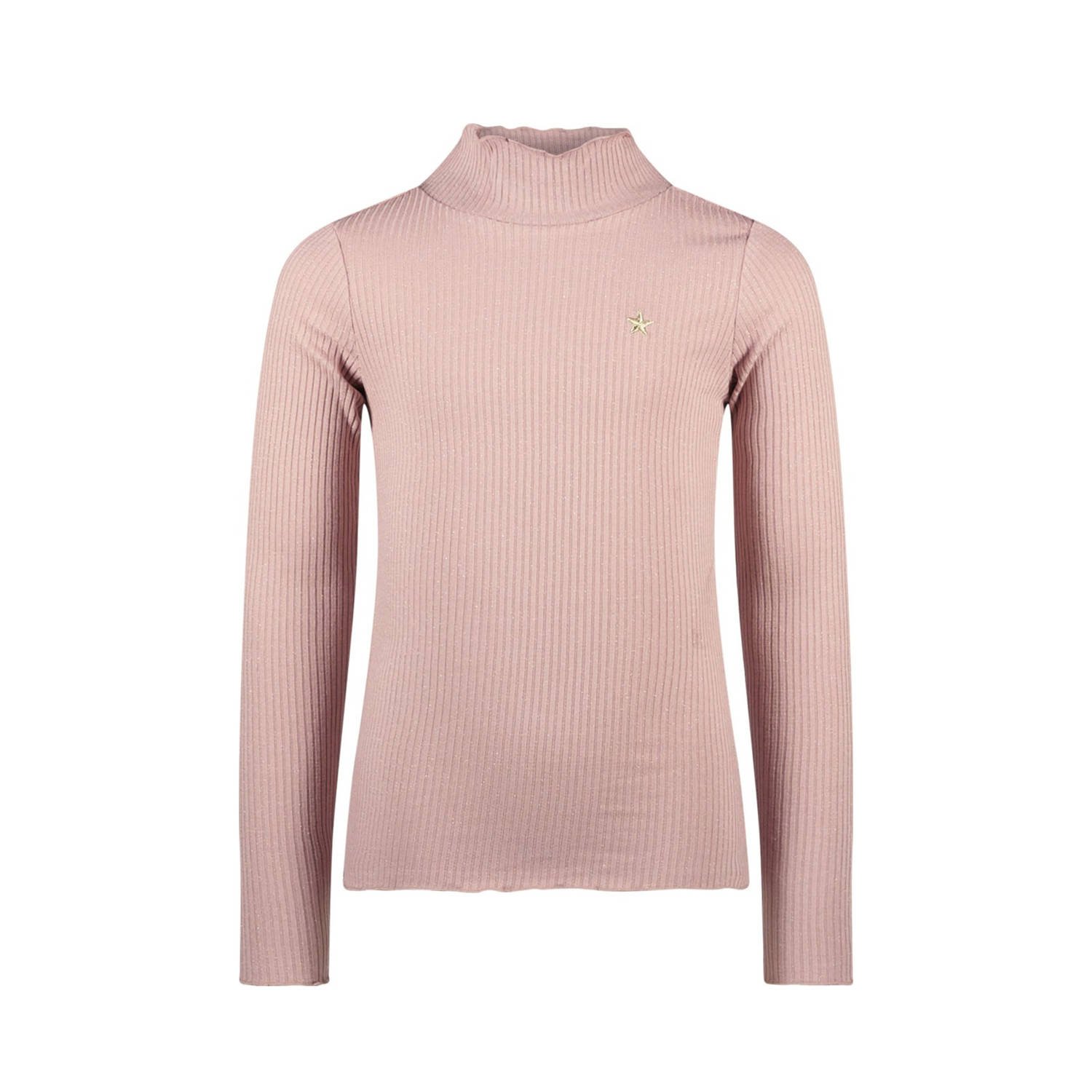 LIKE FLO Meisjes Tops & T-shirts Eef Rib Col Roze