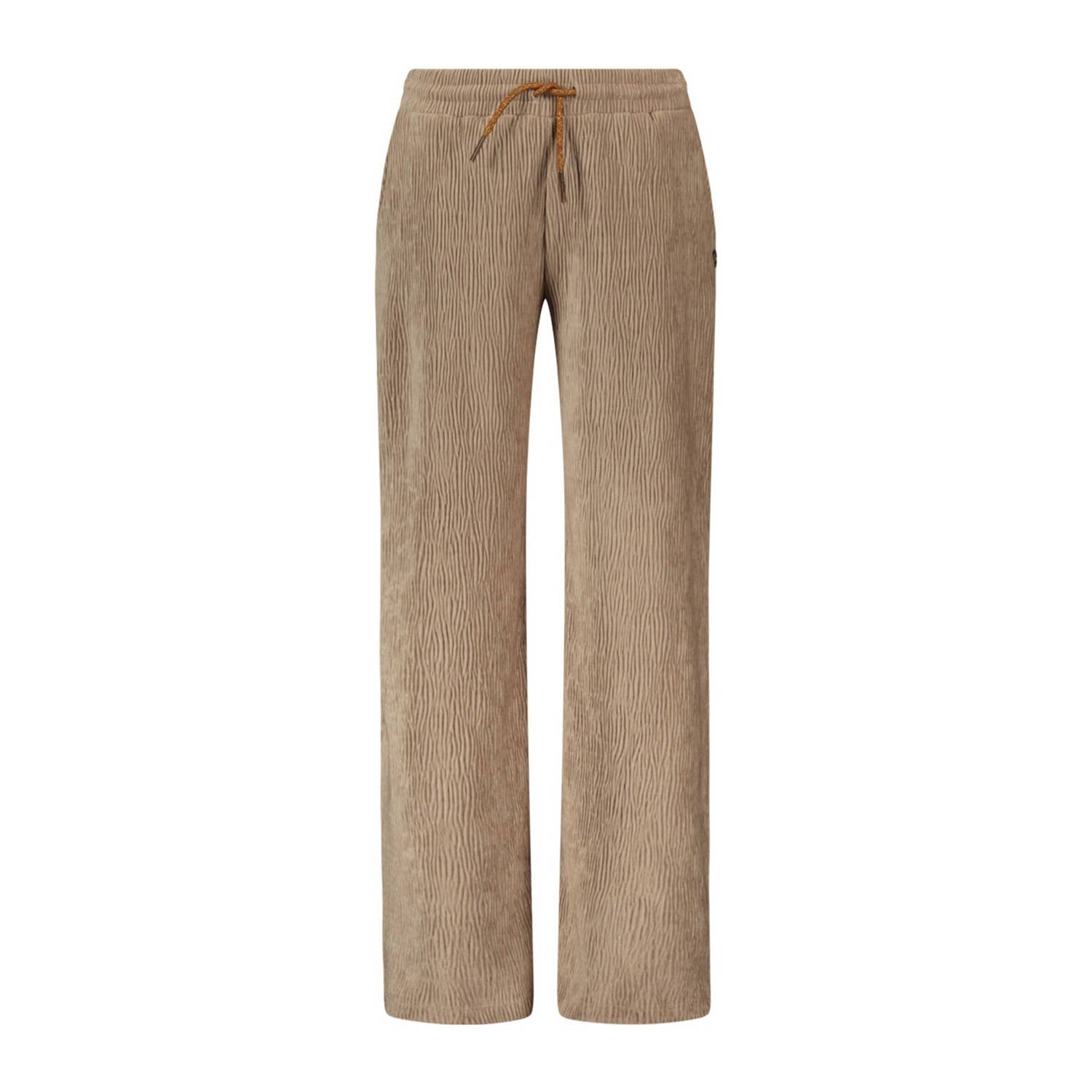 LIKE FLO Meisjes Broeken Fem Velvet Pants Taupe