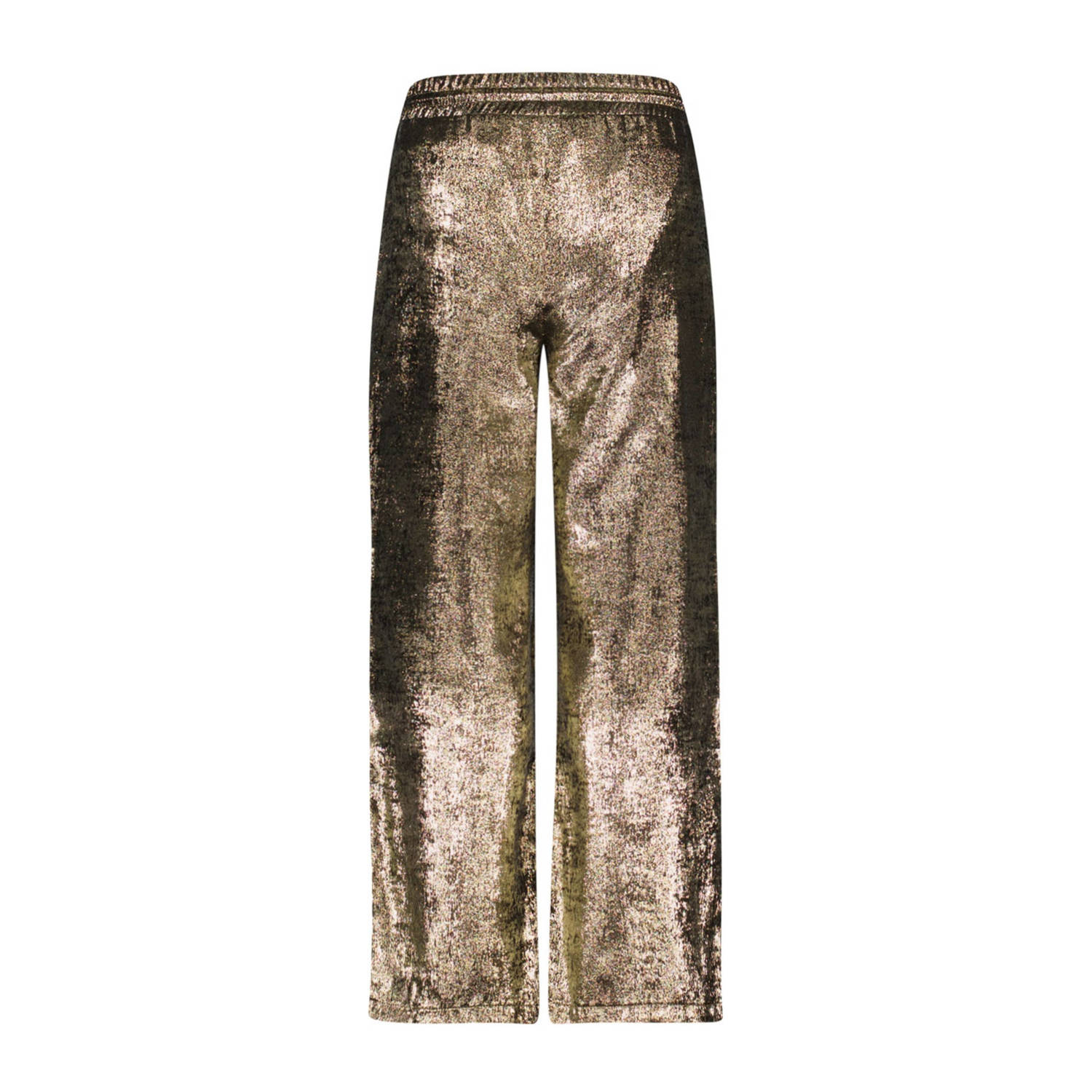 Like Flo straight fit broek Fenya goud