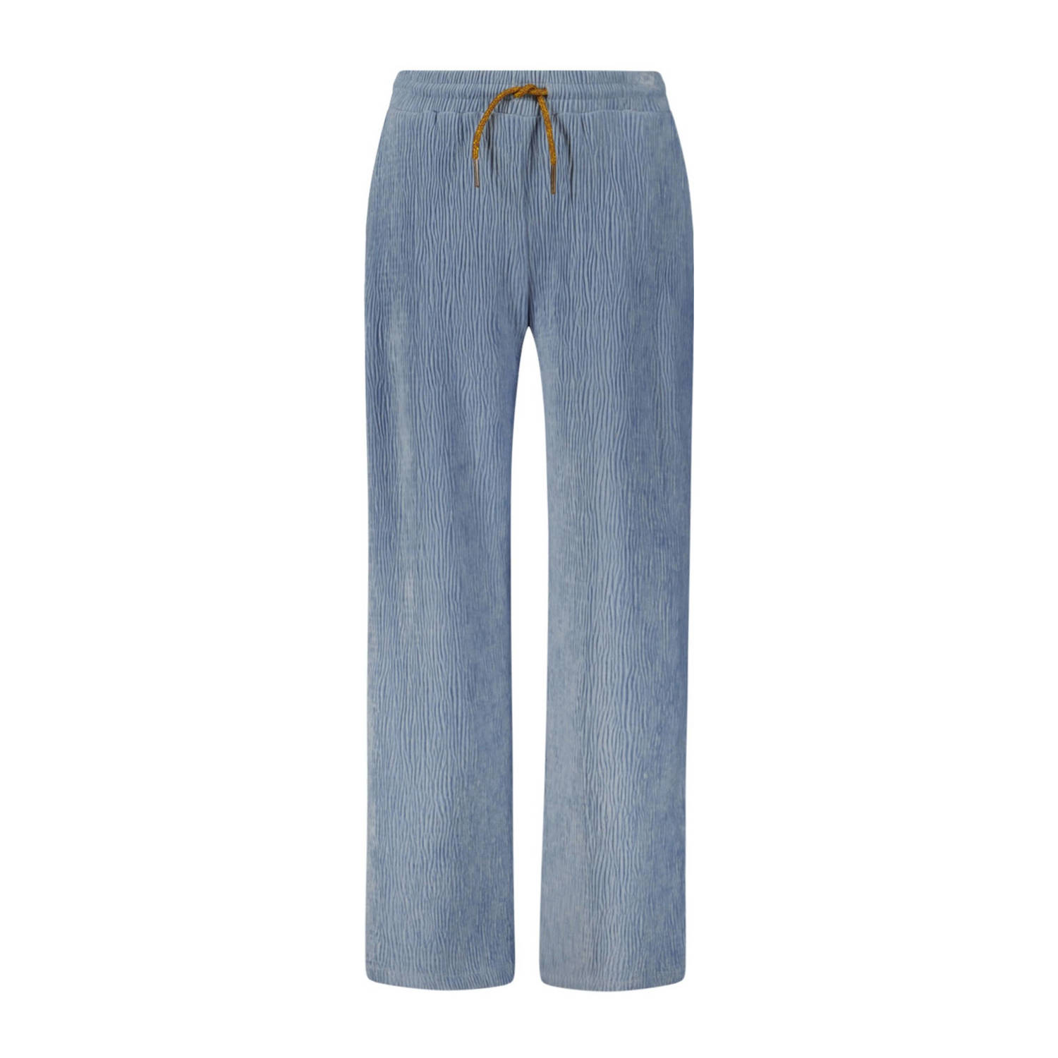 LIKE FLO Meisjes Broeken Fem Velvet Pants Blauw