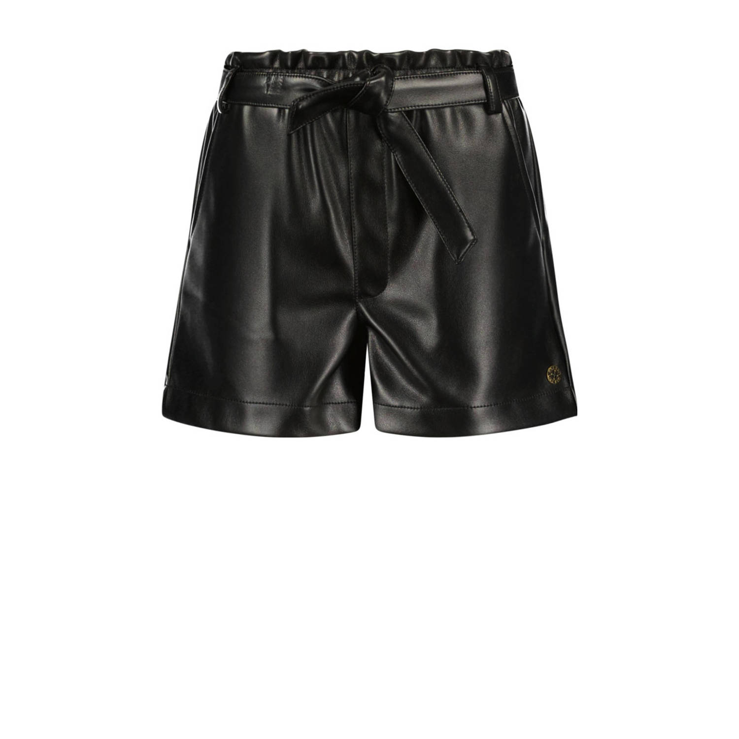 Like Flo imitatieleren relaxed paperbag short Fay-Linn antraciet